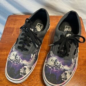 Vans Black and Purple Tie Fighter